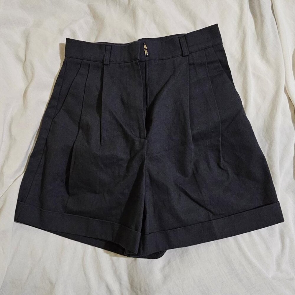 Just One Navy Khaki Shorts